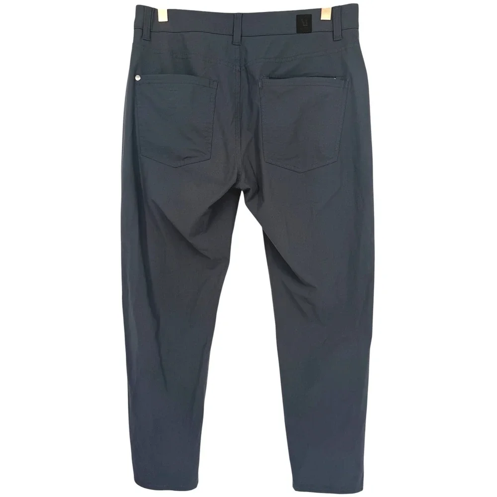 Vuori Men's Meta Pants Athletic Slim Fit 5 Pocket Performance Gray V430 Size 30